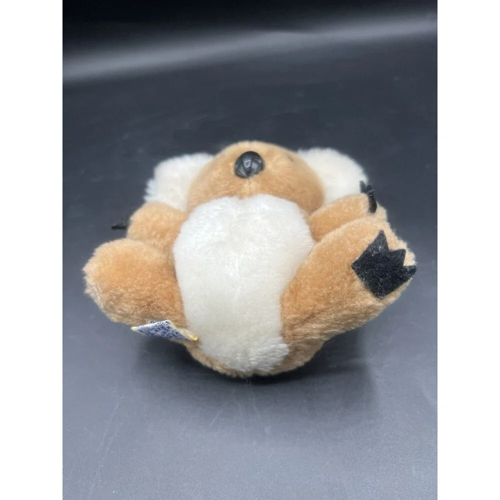 Vintage R. Dakin 1978 Koala Plush Stuffed Animal 5” Tan White Collectible
